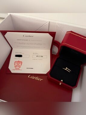 Cartier Juste un Clou 18k Gold Ring